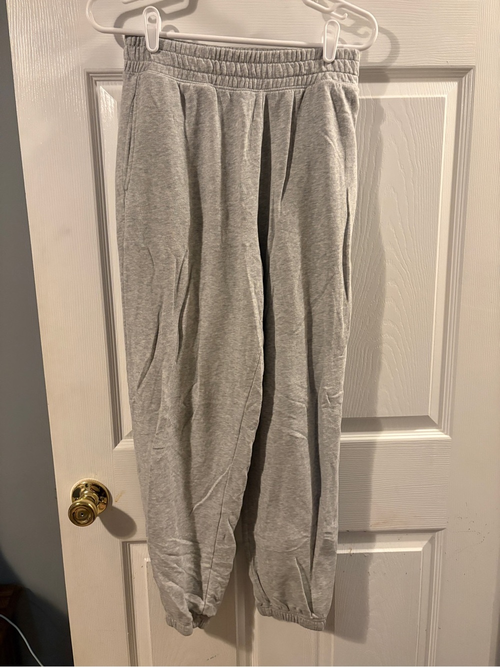 American Eagle Outfitters Light Gray Jogger Sweatpants